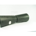 Gummirolle Kielrolle Form V Schwarzer Gummi, <p>bohrung: 16 Mm<p>länge: 290 Mm<p>durchmesser: 94/61 Mm